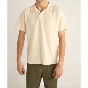 NEW RHYTHM. vintage terry polo in natural